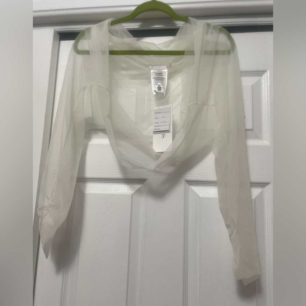 Brand new !!!  Ivory bridal shoulder wrap